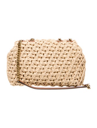 Tory Burch Raffia Shoulder Bag