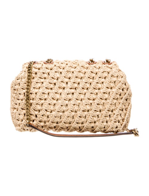 Tory Burch Raffia Shoulder Bag