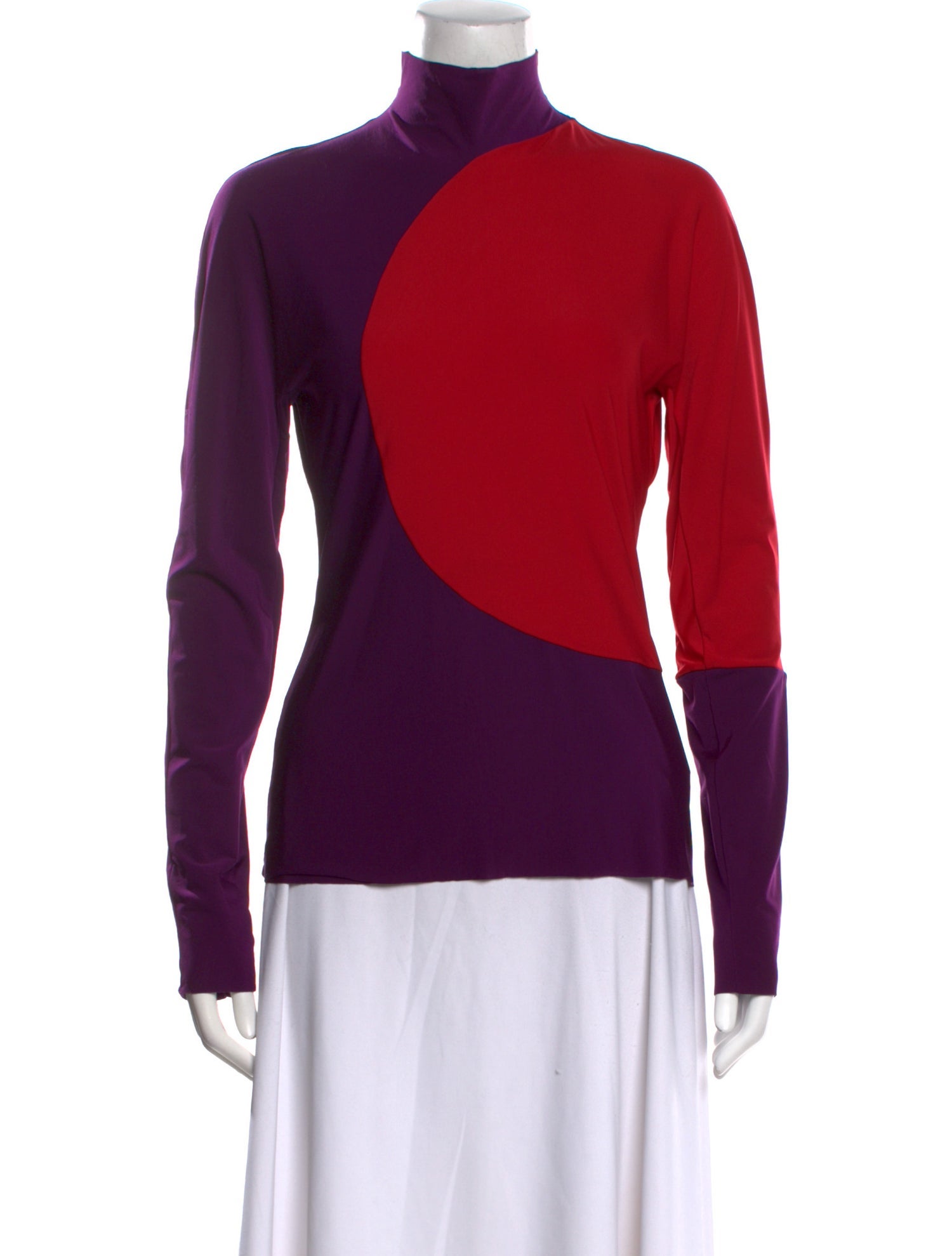 Tory Burch Mock Neck Long Sleeve Sweatshirt