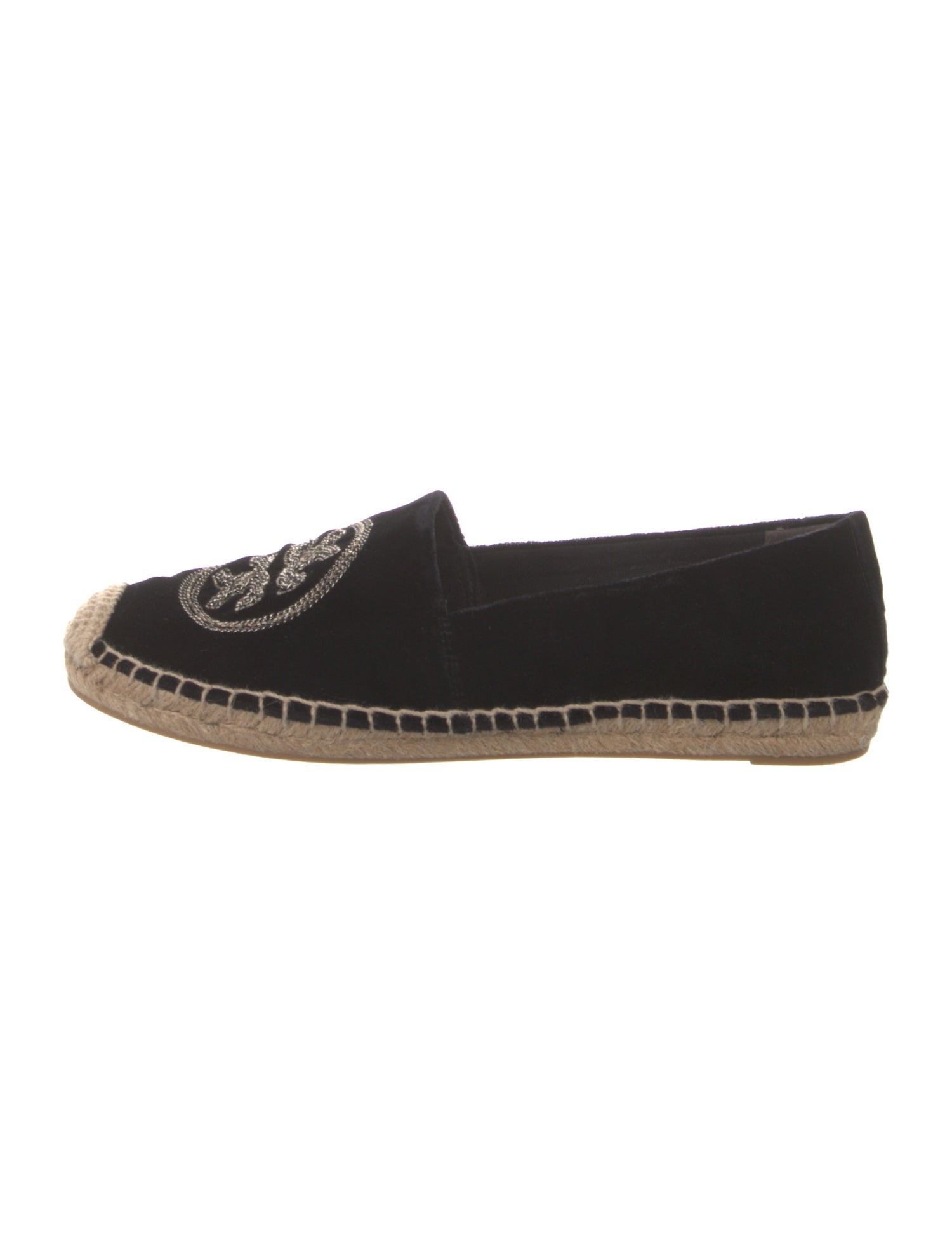 Tory Burch Velvet Graphic Print Espadrilles