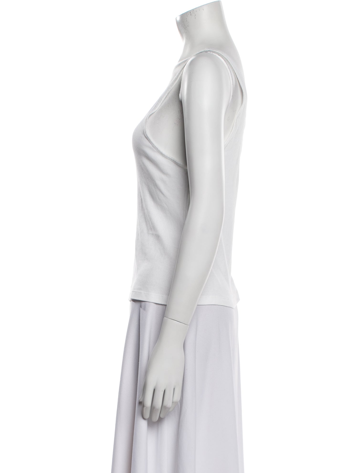 Tory Burch Scoop Neck Sleeveless Top