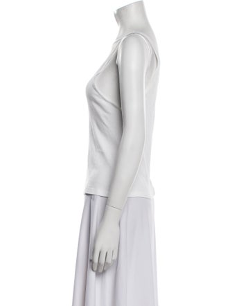 Tory Burch Scoop Neck Sleeveless Top