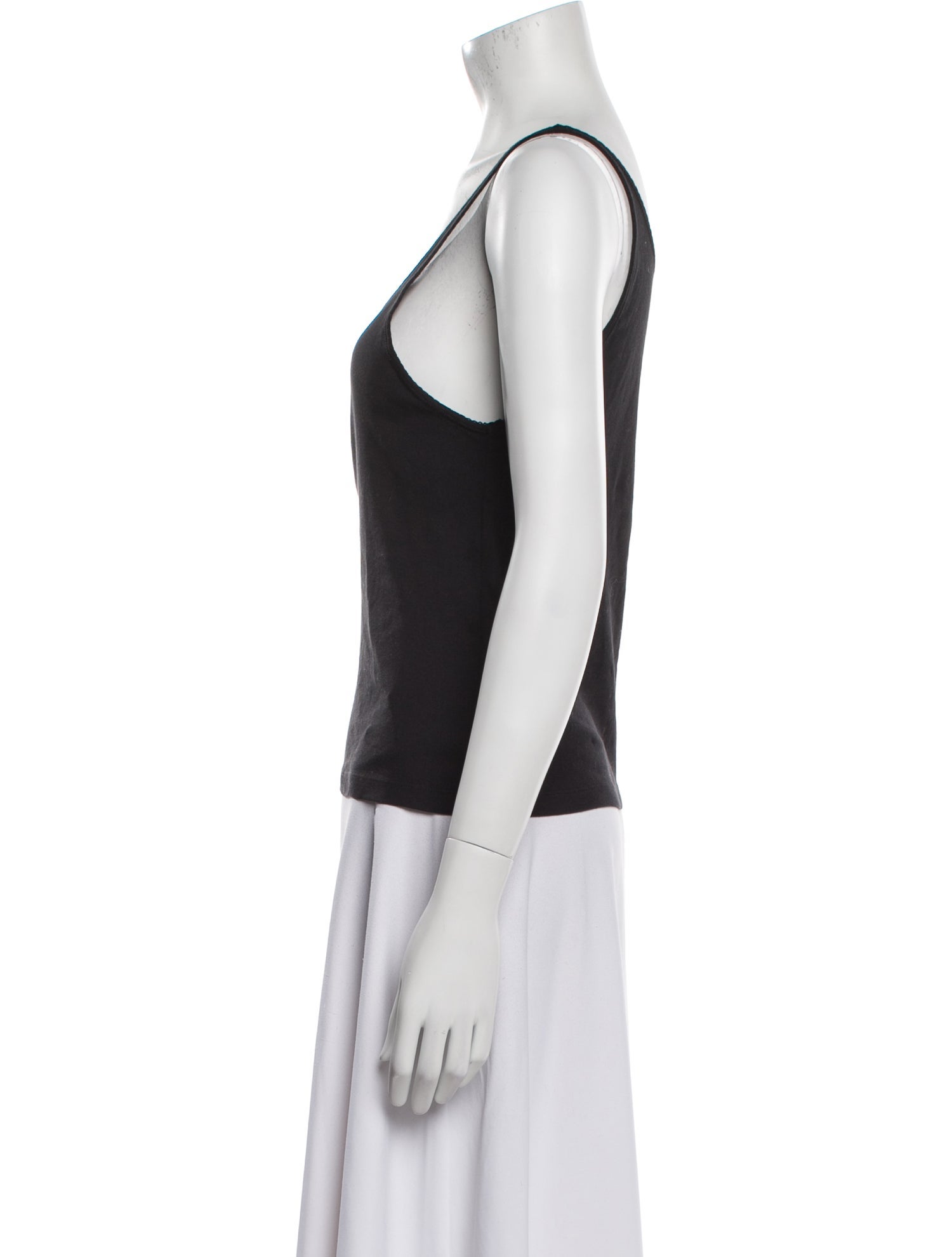 Tory Burch Scoop Neck Sleeveless Top