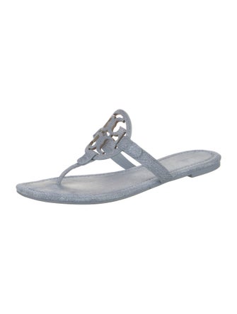 Tory Burch Leather T-Strap Sandals