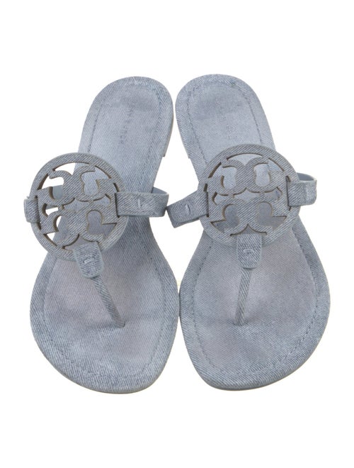 Tory Burch Leather T-Strap Sandals