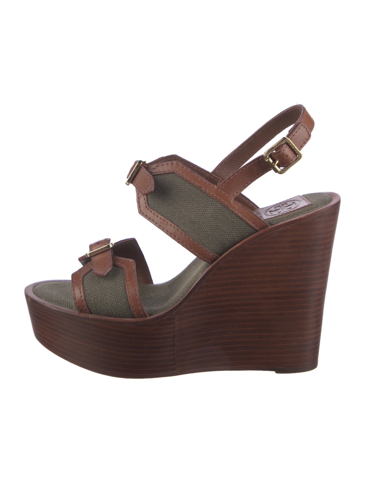 Tory Burch Leather Slingback Sandals