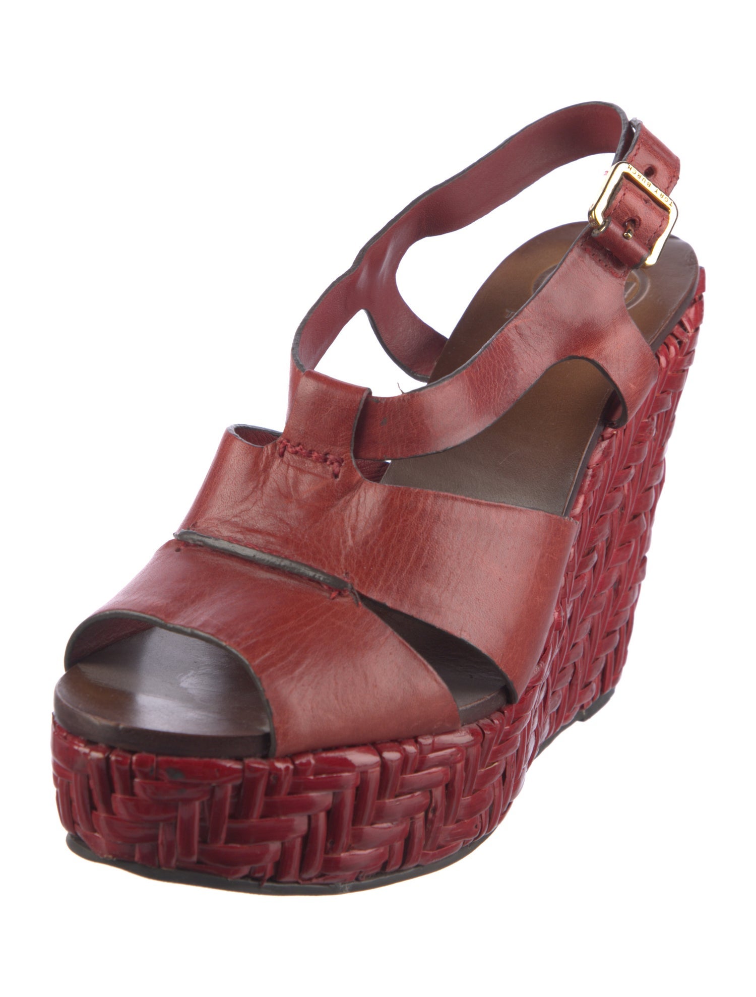 Tory Burch Leather Slingback Pumps