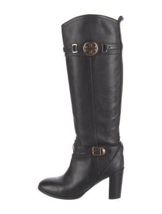 Tory Burch Leather Riding Boots