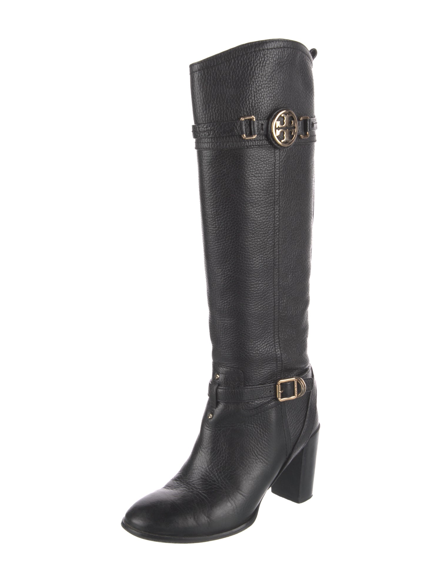 Tory Burch Leather Riding Boots