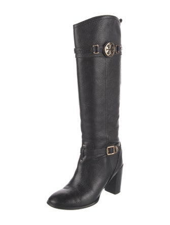Tory Burch Leather Riding Boots