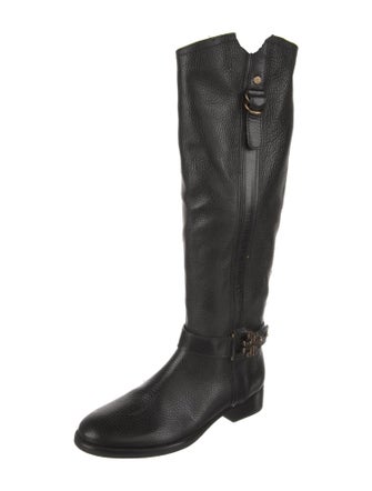 Tory Burch Leather Riding Boots