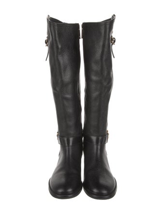 Tory Burch Leather Riding Boots