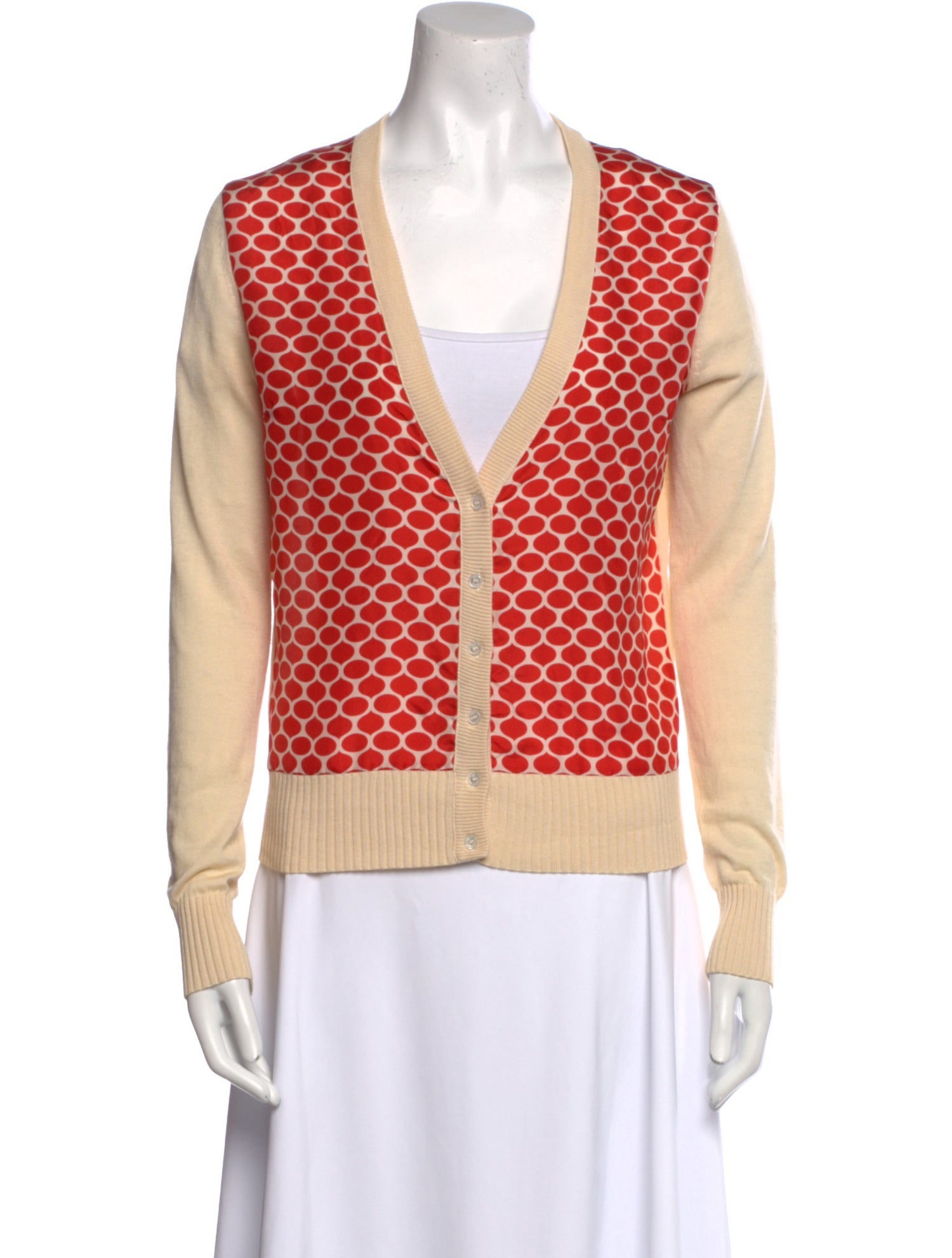 Tory Burch Silk Printed Sweatshirt