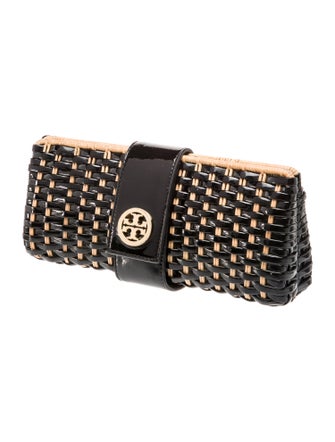 Tory Burch Straw Clutch