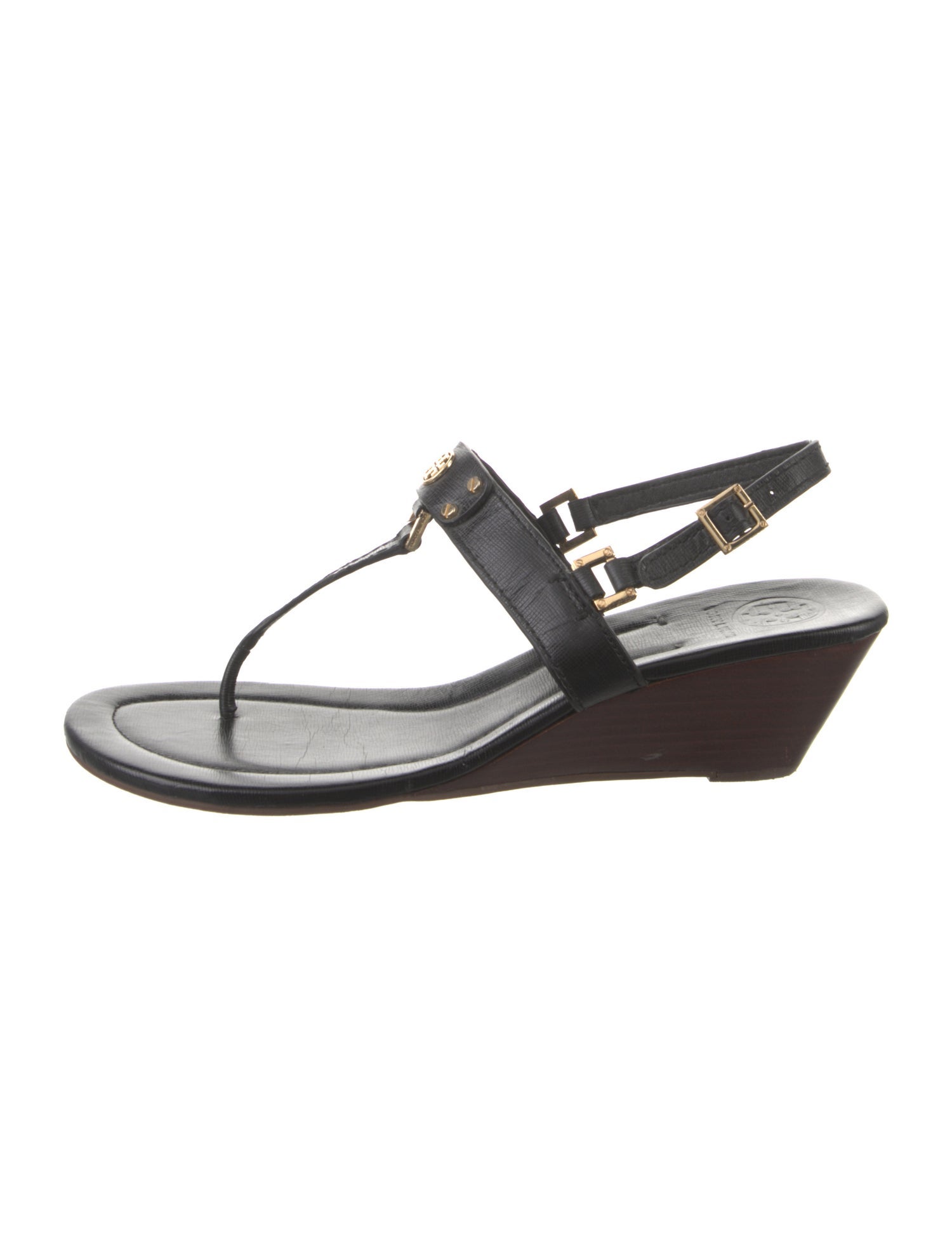 Tory Burch Leather Slingback Sandals
