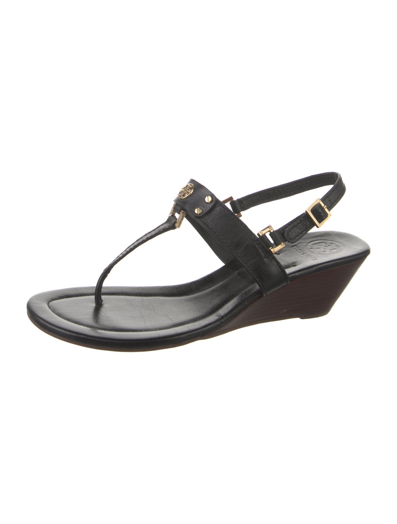 Tory Burch Leather Slingback Sandals
