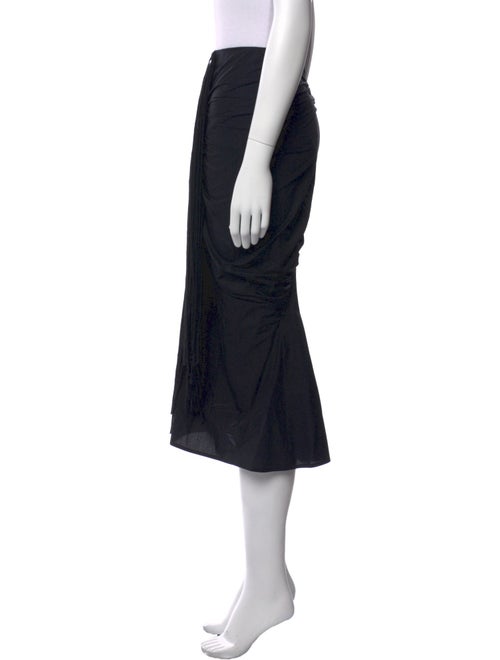 Tory Burch Fringe Trim Accent Midi Length Skirt