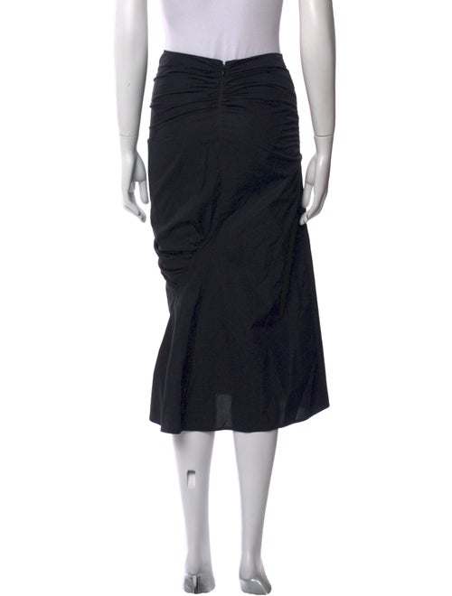 Tory Burch Fringe Trim Accent Midi Length Skirt