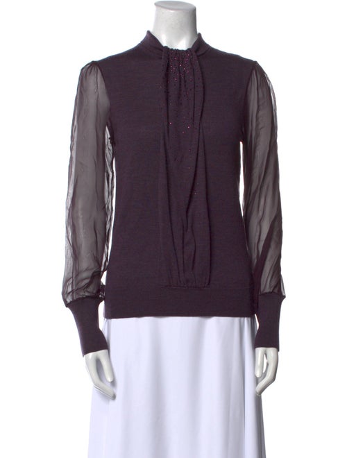 Tory Burch Merino Wool Crew Neck Sweater