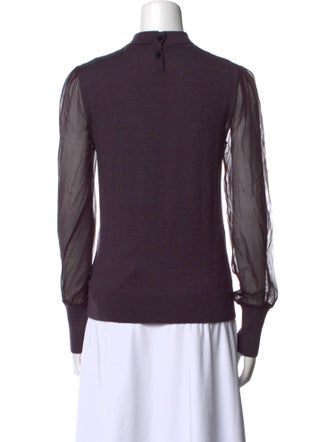 Tory Burch Merino Wool Crew Neck Sweater