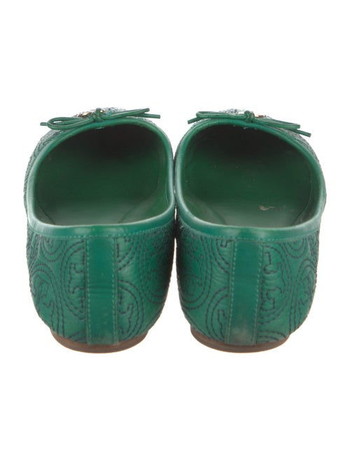 Tory Burch Patent Leather Bow Accents Ballet Flats