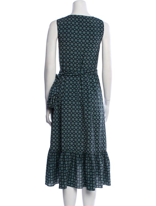 Tory Burch Polka Dot Print Midi Length Dress