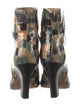 Tory Burch Patent Leather Printed Boots