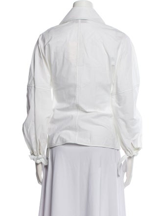 Tory Burch Three-Quarter Sleeve Button-Up Top