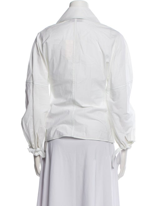 Tory Burch Three-Quarter Sleeve Button-Up Top