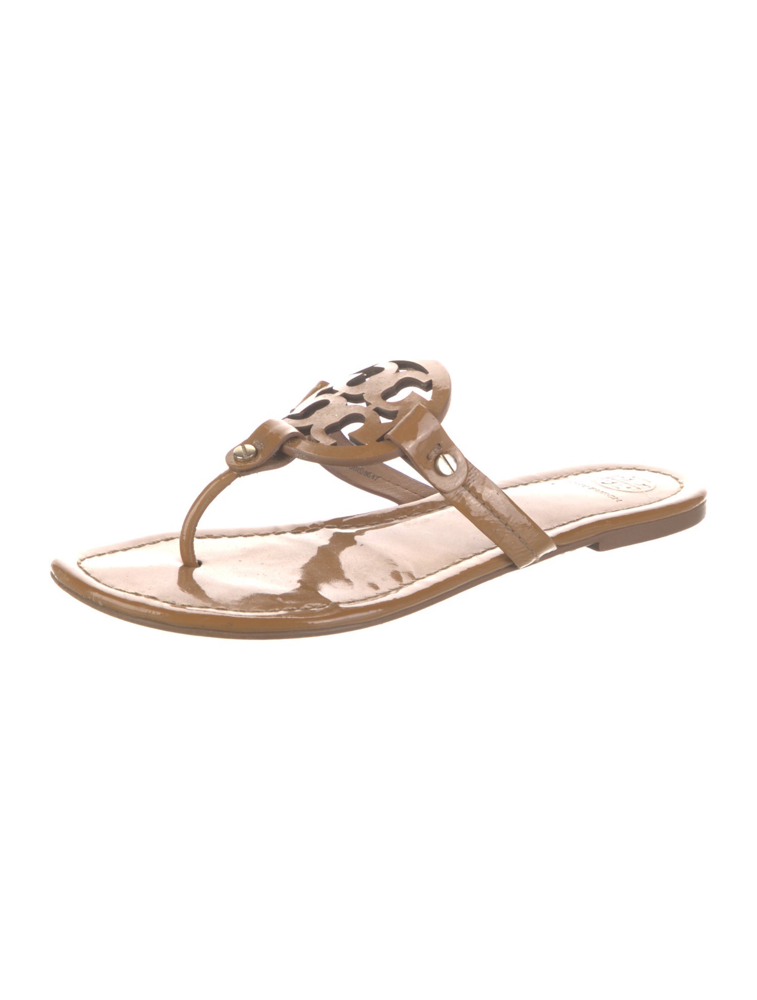 Tory Burch Patent Leather Slides