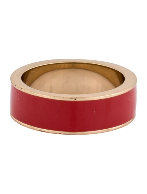 Tory Burch Enamel TT Band Ring