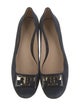 Tory Burch Suede Leather Trim Embellishment Flats