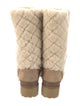 Tory Burch Shearling Moto Boots