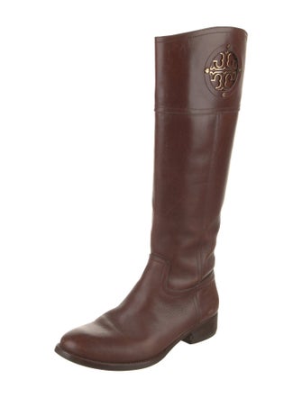 Tory Burch Leather Riding Boots