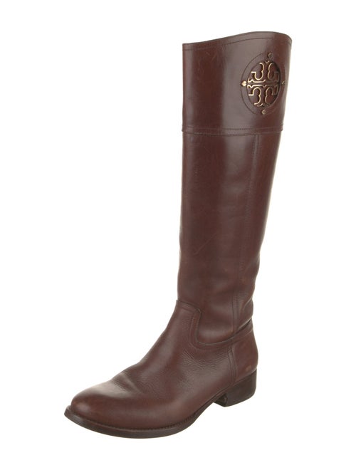 Tory Burch Leather Riding Boots