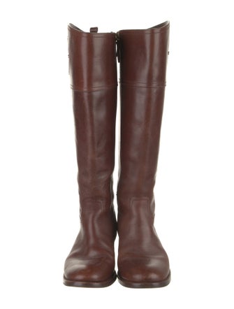 Tory Burch Leather Riding Boots