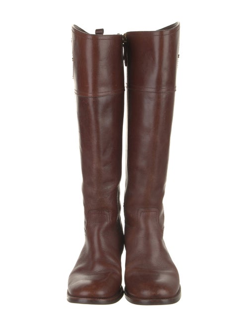 Tory Burch Leather Riding Boots