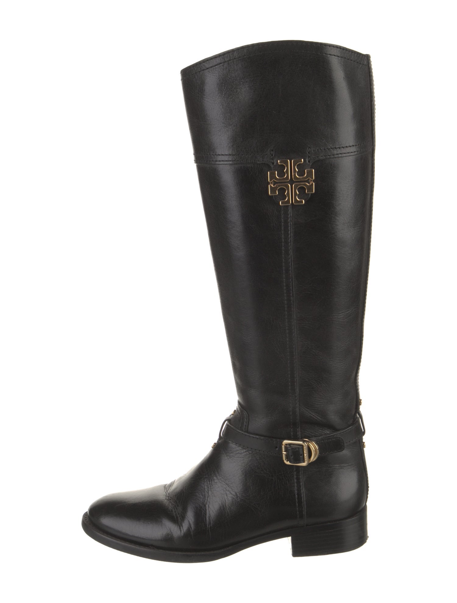 Tory Burch Leather Riding Boots