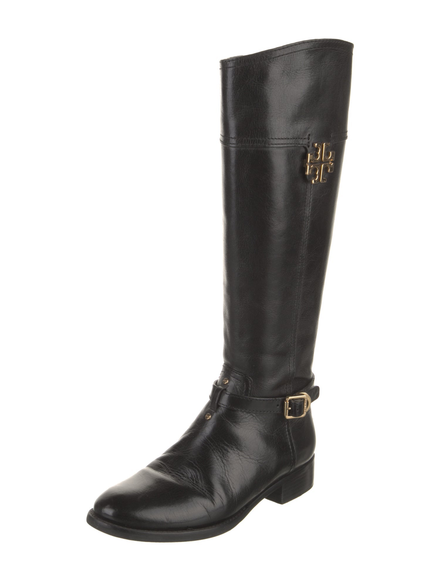 Tory Burch Leather Riding Boots