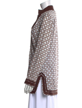 Tory Burch Printed V-Neck Tunic