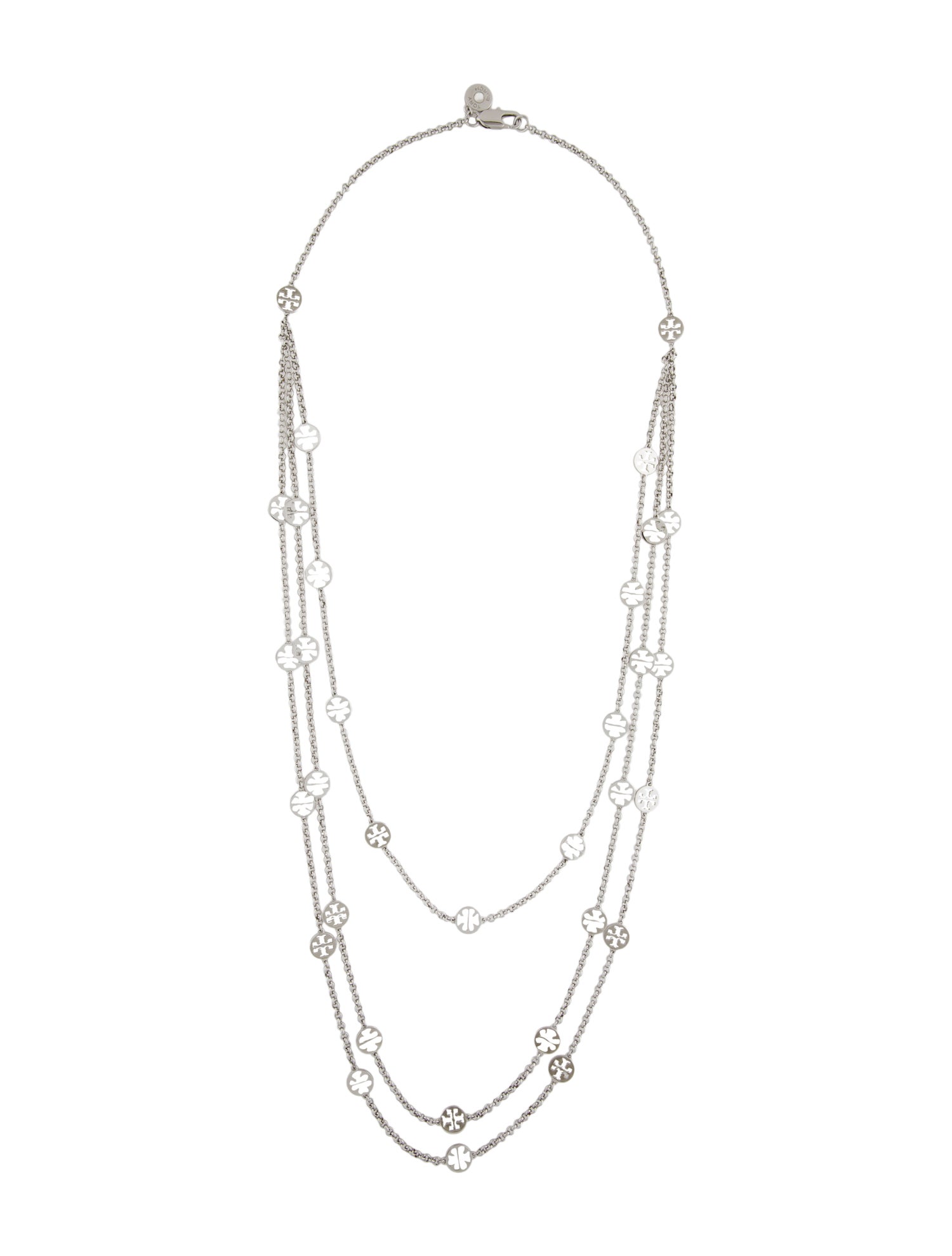 Tory Burch Logo Multistrand Necklace