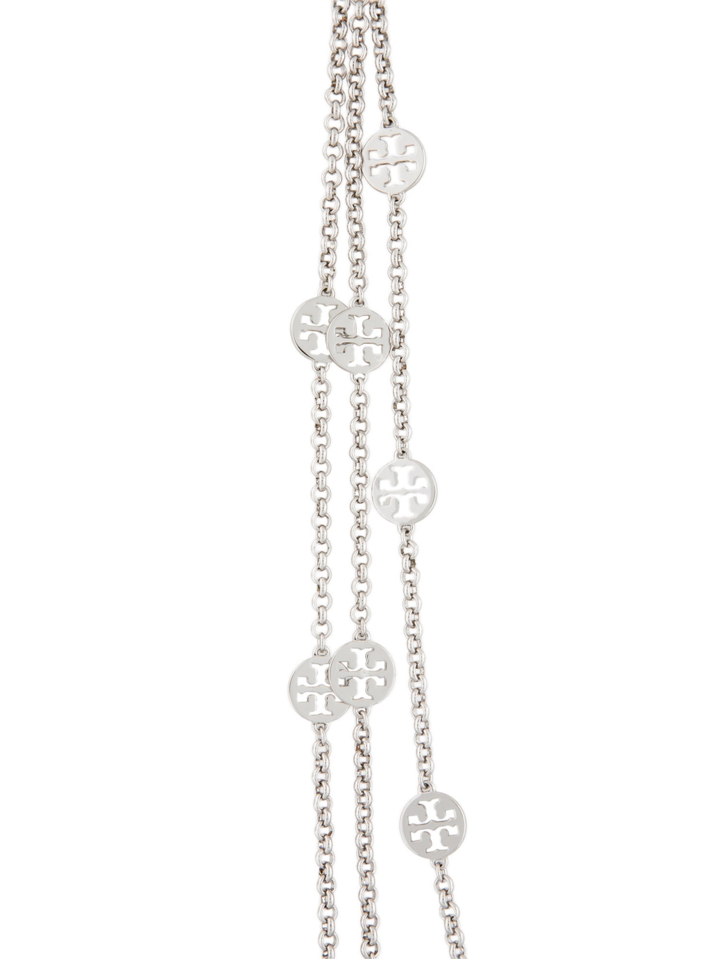 Tory Burch Logo Multistrand Necklace