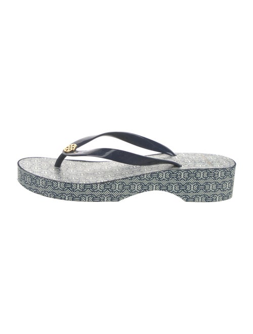 Tory Burch Rubber Printed Flip Flops