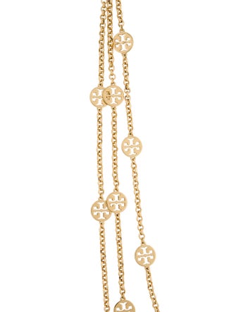 Tory Burch Logo Multistrand Necklace
