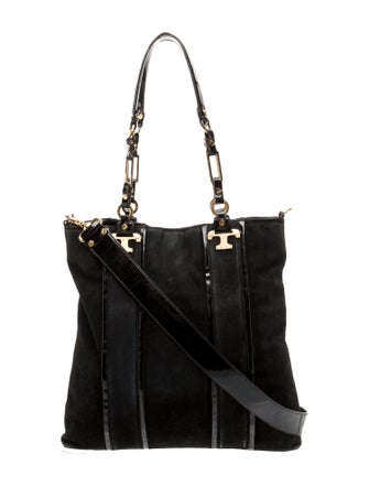 Tory Burch Suede Bucket Bag