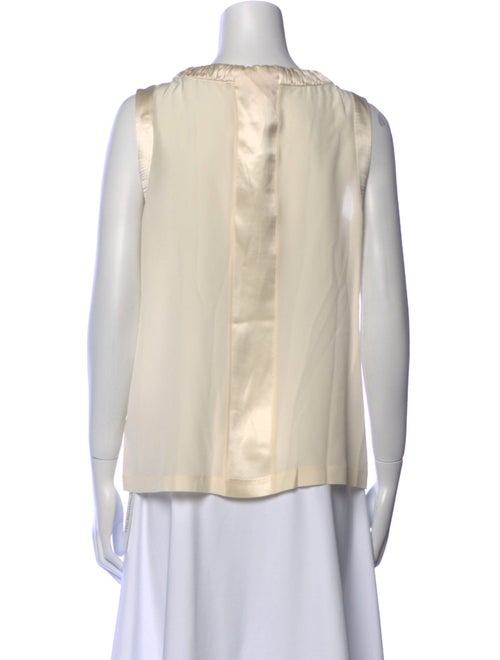 Tory Burch Silk Cowl Neck Blouse