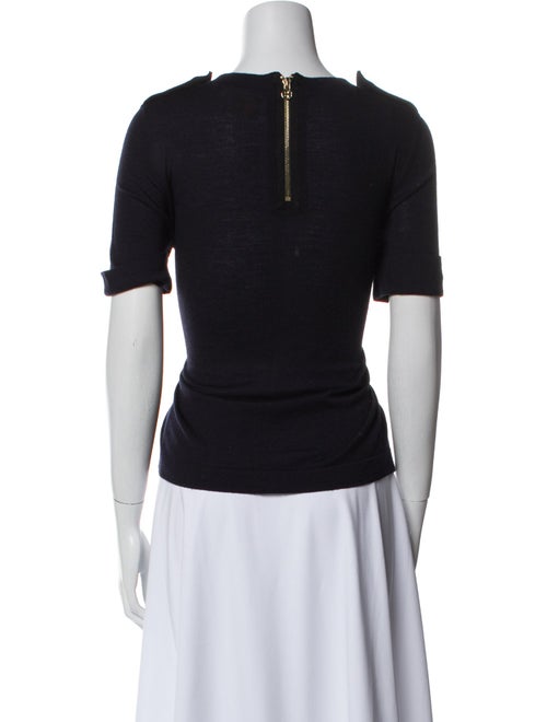 Tory Burch Merino Wool Scoop Neck Sweater