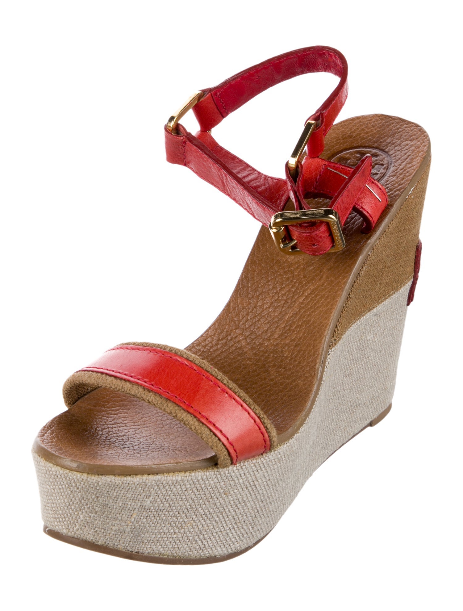 Tory Burch Leather Espadrilles