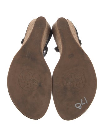 Tory Burch Leather T-Strap Sandals