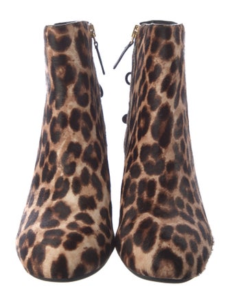 Tory Burch Ponyhair Animal Print Boots